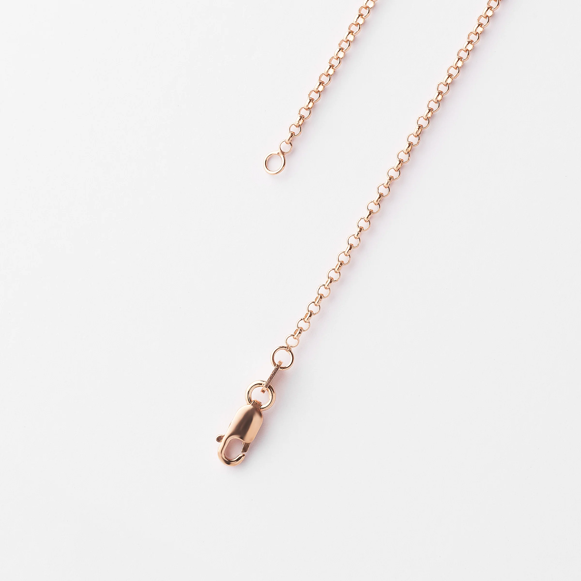 9K Rose Gold Round Belcher Chain - Image 2