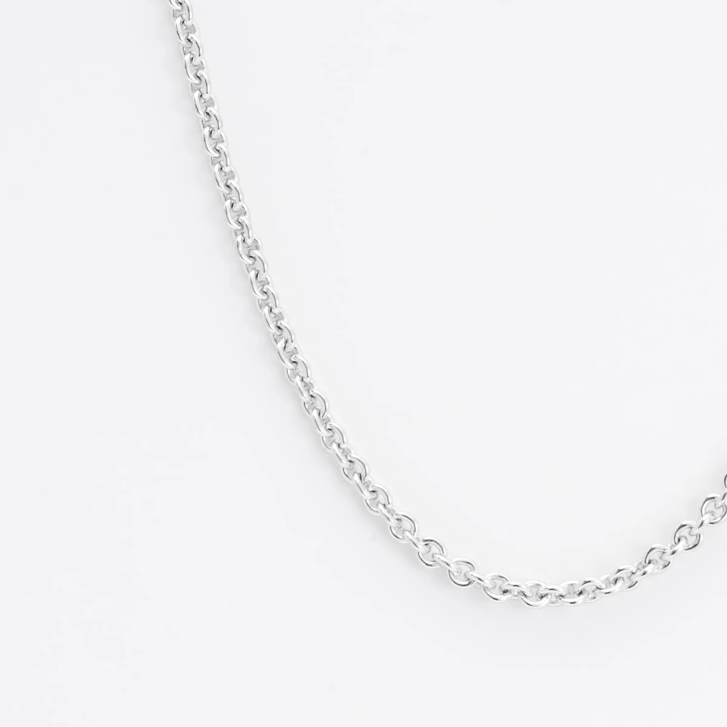 Sterling Silver 45cm trace chain 3.2mm