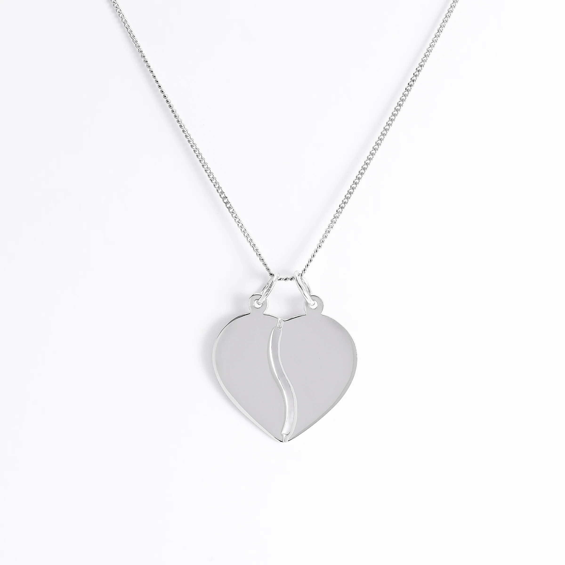 Sterling Silver Share-A-Heart Pendant